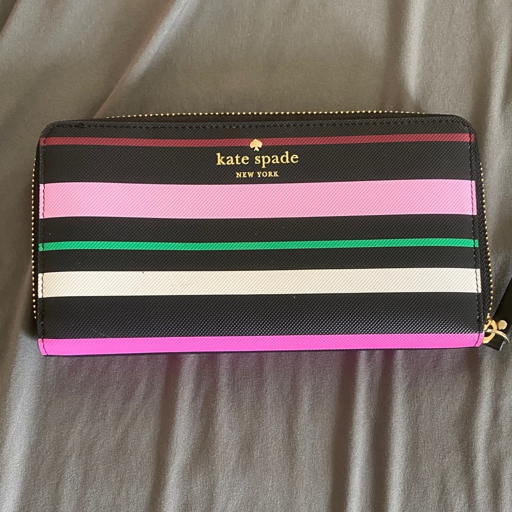 Kate Spade Multicolor Striped Wallet
